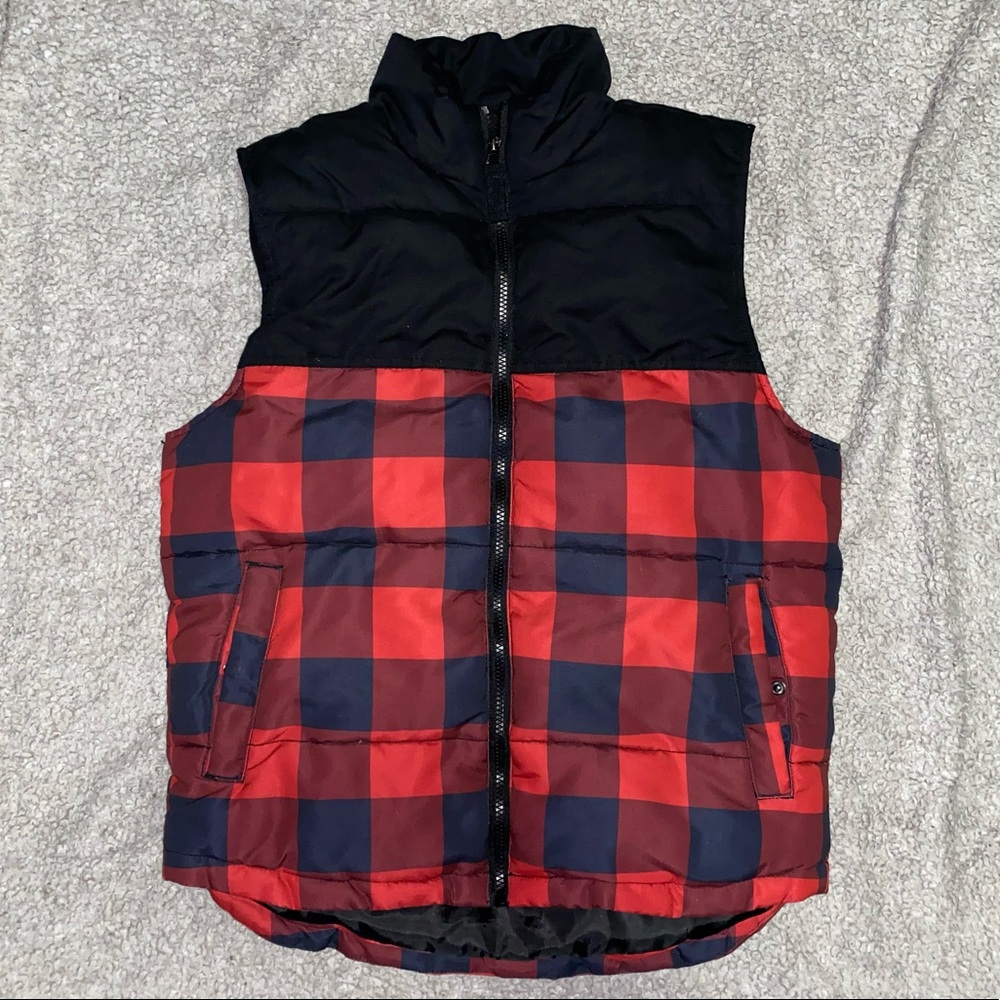 Plaid Vest from St Johns Bay